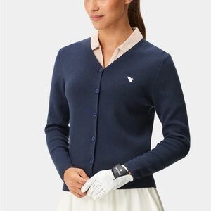 Classic Navy Women's Cardigan by Macade